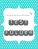 Test Folder Cover
