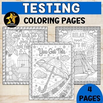 Test Anxiety and Classroom Motivational Coloring Book [Book]