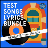 Testing Song Lyrics Bundle 50s to 60s