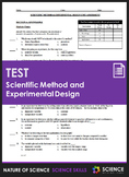 Unit Test - Scientific Method, Graphing and Experimental Design