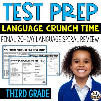 Preview of 3rd Grade Language Test Prep 3rd Grade ELA State Test Prep Worksheets