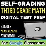 Test Prep 3rd Grade Math Measurement and Data Self-Grading