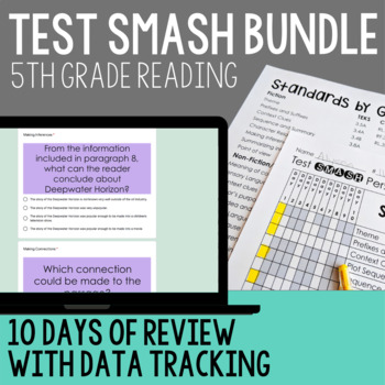 Reading Test Prep 5th Grade by Teaching In the Fast Lane | TpT