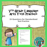 Test Prep: 7th Grade Language Arts Practice with Easel Act