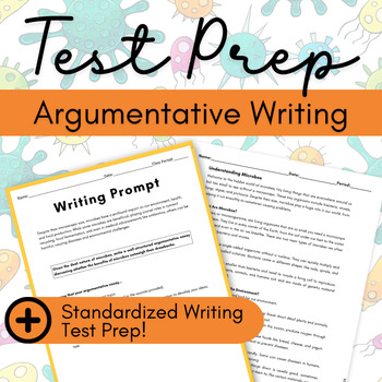 Preview of Test Prep: 9th Grade Argumentative/Persuasive Writing Prompt Practice Kit