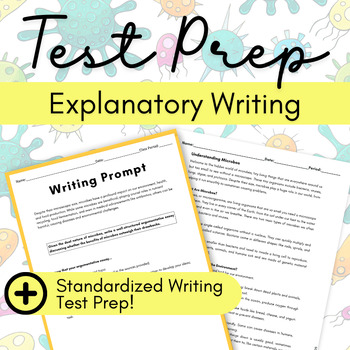 Preview of Test Prep: 9th Grade Explanatory/Expository Writing Prompt Practice Kit
