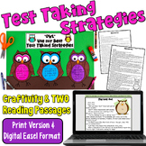 Test Prep Activities: Two Reading Passages and Test Taking
