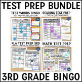 Test Prep Bingo Games Bundle 3rd Grade