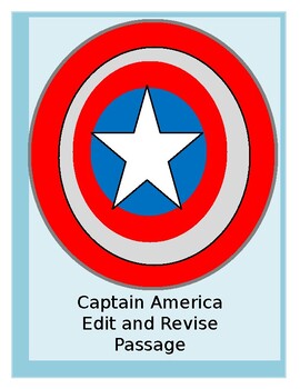 Preview of Captain America Edit/Revise Passage