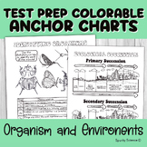 Test Prep Color an Anchor Chart Organisms and Environment