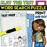 Test Prep End of the Year Testing Word Search Puzzle Test 
