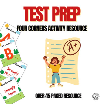 Preview of Test Prep Four Corners Resource: Grades 3-6, 7-8, 9-12