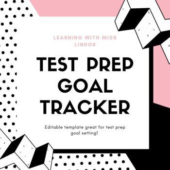Preview of Test Prep Goal Setting Tracker