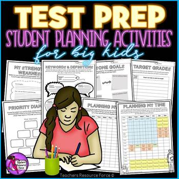 Preview of Test Prep: Graphic Organizers Planning activities