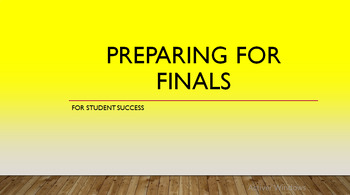 Preview of Test Prep: Helping students prepare for midterms and finals