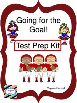 Test Prep Kit--Going for the Goal! Football Theme by Virginia Conrad