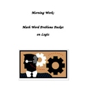 Test Prep Math Word Problems Morning Work Packet: LOGIC