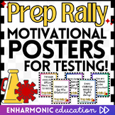 Test Prep Motivation PREP RALLY Affirmation Posters State 
