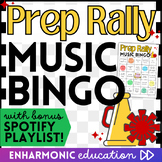 Test Prep Motivation: PREP RALLY Music Bingo Game | State 