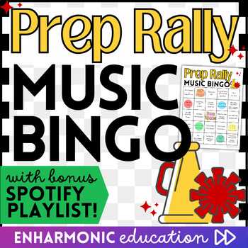 Preview of Test Prep Motivation: PREP RALLY Music Bingo Game | State Testing Encouragement