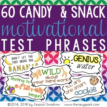Preview of Candy and Snack Motivational Test Phrases