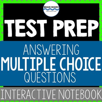 Preview of Test Prep:  How to Answer Multiple-Choice Questions - Interactive Notebook