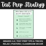 TEST PREP STRATEGY POSTER RELAX