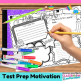 Test Prep Writing Prompts : Doodle Style Writing Organizer