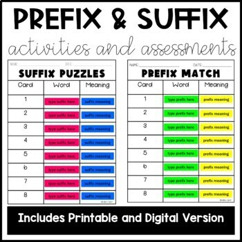 prefixes suffixes prefix suffix