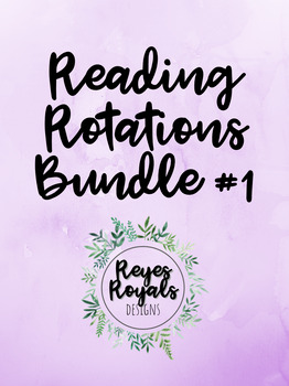 Preview of Test Prep Reading Rotations Grade 3 Bundle 1- 2021