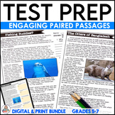ELA Test Prep Reading and Writing Digital and Print Bundle