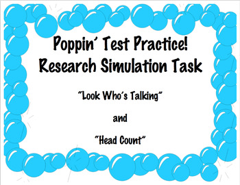 Preview of Test Prep-Research Simulation Task