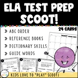 ELA Test Prep SCOOT or Task Cards - ABC Order | Guide Word