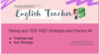 Preview of Test Prep Strategies #1 and Easel Word Parts Review