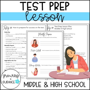 Preview of Test Prep Strategies Lesson & Presentation Middle School & High School