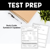 Test Prep Study Guide: Systems of Equations