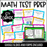 5th Grade Math Test Prep w/ Digital Math Google Slides™ an