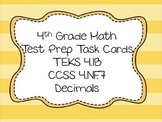 STAAR Readiness Test Prep Task Cards 4th -4.1B (CCSS 4.NF.6)