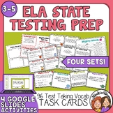 ELA Test Prep Task Cards for Reading - Vocab Test Taking S