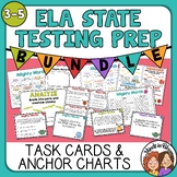 ELA State Testing Prep Task Cards Anchor Charts Vocabulary