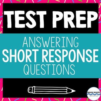 Preview of ELA Test Prep - Teaching Students How to Respond to Short Answer Questions