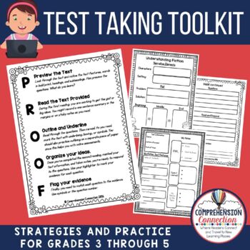 Preview of Test Prep for Reading Comprehension, Test Taking, Study Skills