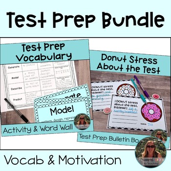 Preview of Test Prep Vocabulary Activity, Word Wall, & Bulletin Board for 3rd 4th 5th Grade