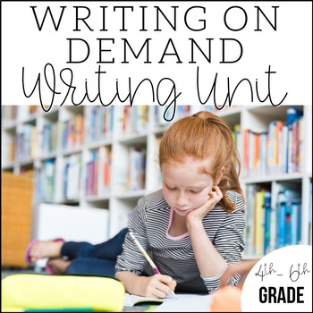 Preview of Test Prep Writing | 4th, 5th, and 6th Grade Lesson Plans | Unit 4