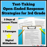 Test Prep Writing Open-Ended Responses for 3rd Grade