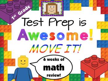 Preview of Test Prep is Awesome!  First Grade Math MOVE IT!