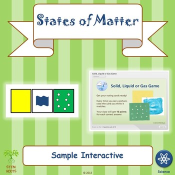 Preview of States of Matter Interactive Game