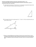 Test Right Triangles Unit Circle Sinusoidals v1-v3