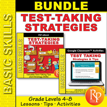 Preview of TEST TAKING STRATEGIES & TIPS: Reading, Following Directions - Digital Resource