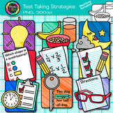 Test Taking Strategies Clipart: Easy Simple Testing Relax 